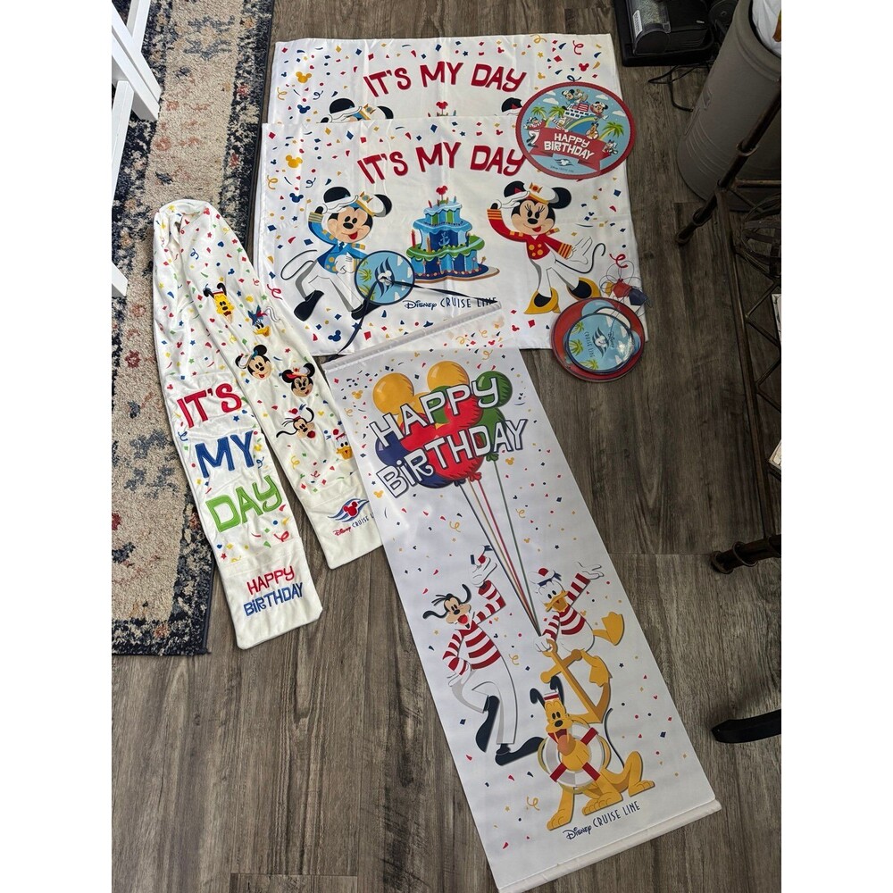 Disney Cruise Line "Celebrate Today" In-Room Birthday Decoration Package